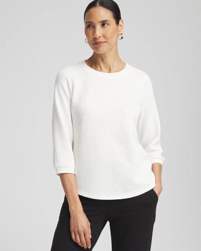 Zenergy Textured Pullover Top